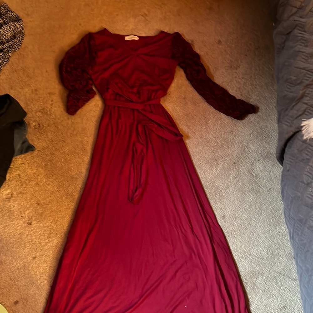 floor length formal stretchy dress